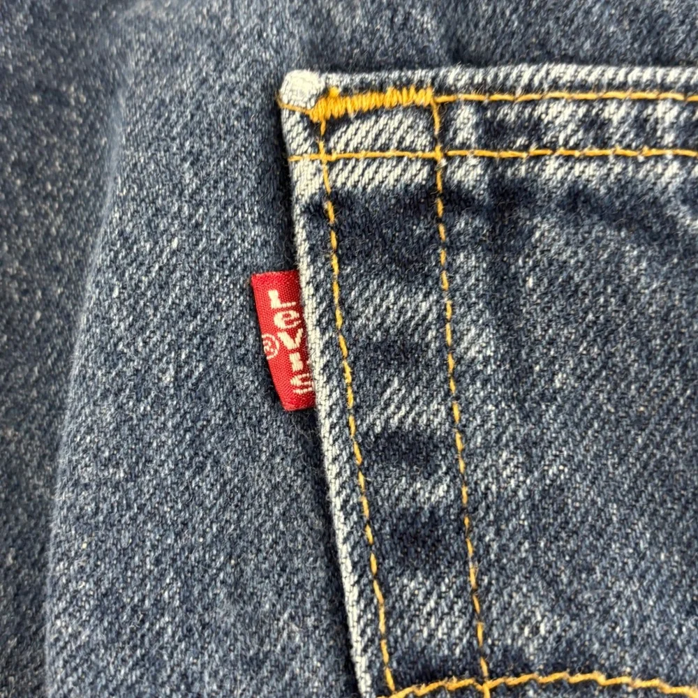 Vintage Levi's 517 Boot Cut Jeans Mens 36x32 Red Tab Dark Wash USA‎ Made Y2K